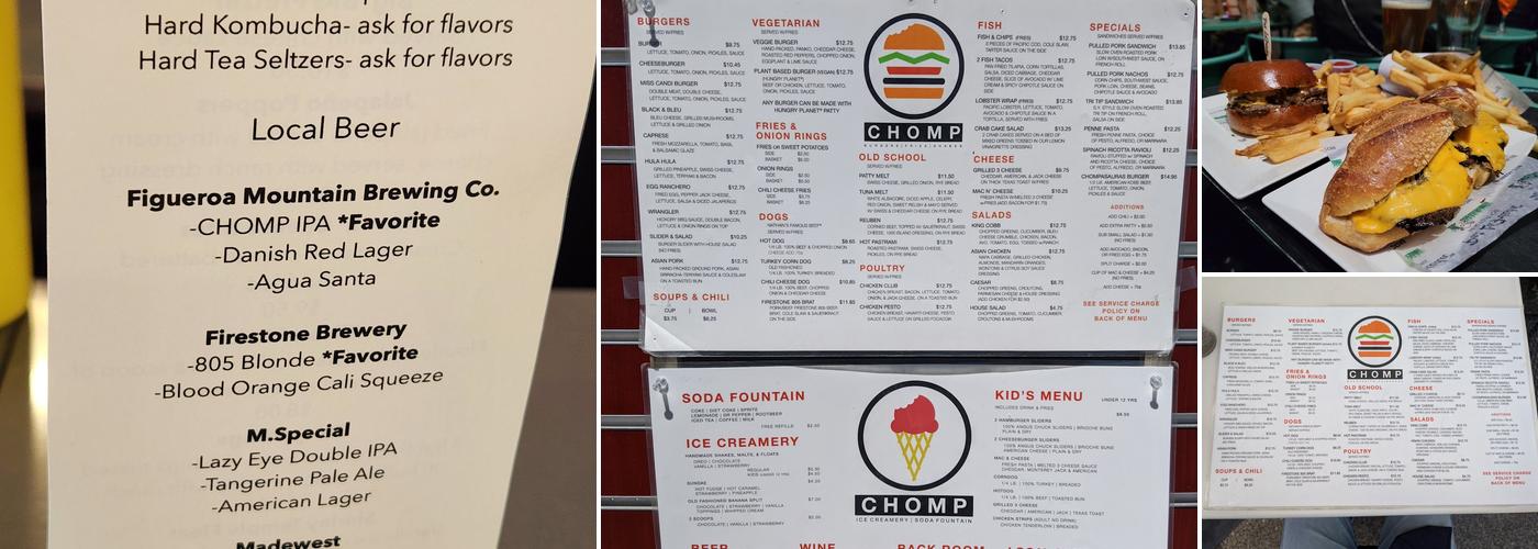 Chomp Menu