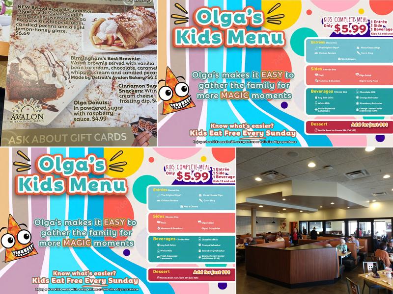 Olga's Kitchen Menu