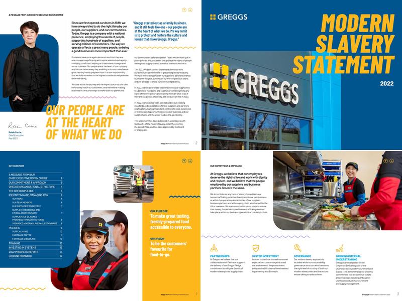 Greggs Menu
