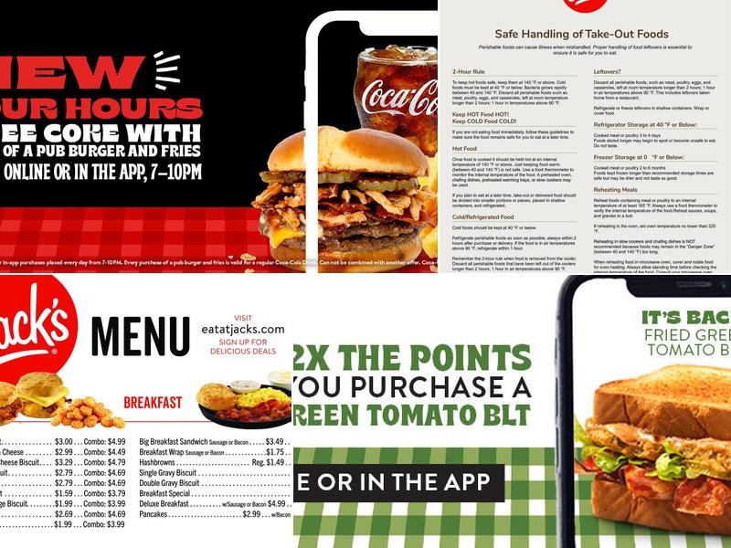 Jack's Family Restaurant Menu