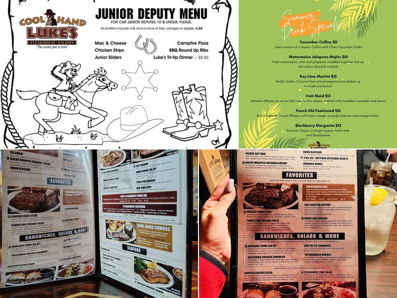 Cool Hand Luke's - Santa Maria Menu