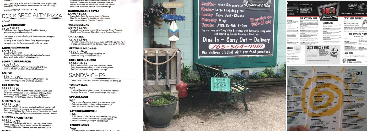 Tippy's Restaurant & Bar Menu