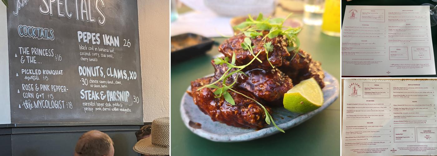 Sama Sama Kitchen Menu