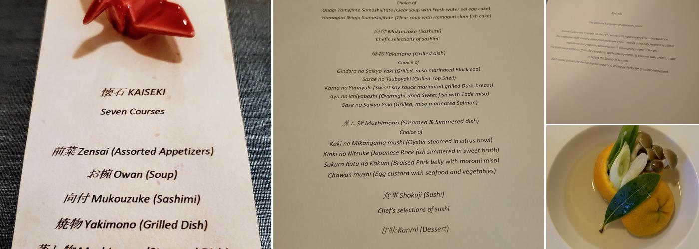 Yoichi's Menu