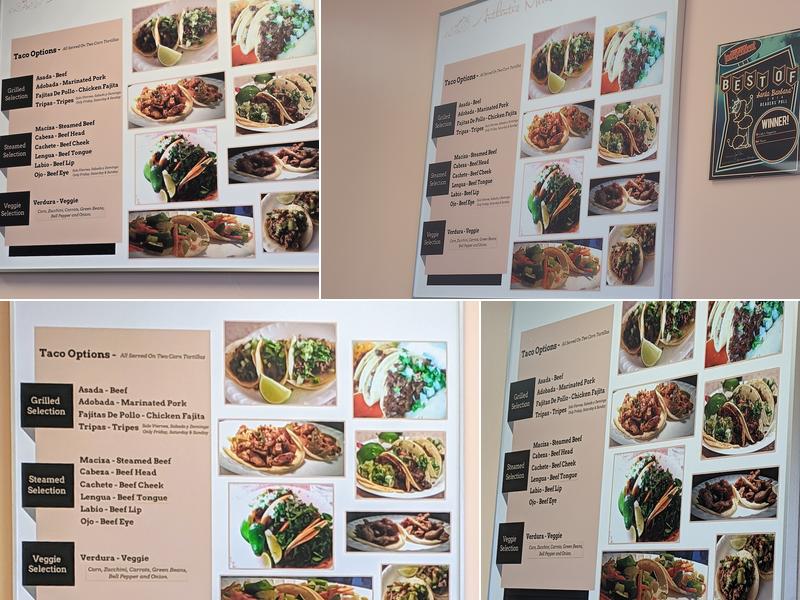 Lilly's Taqueria Menu