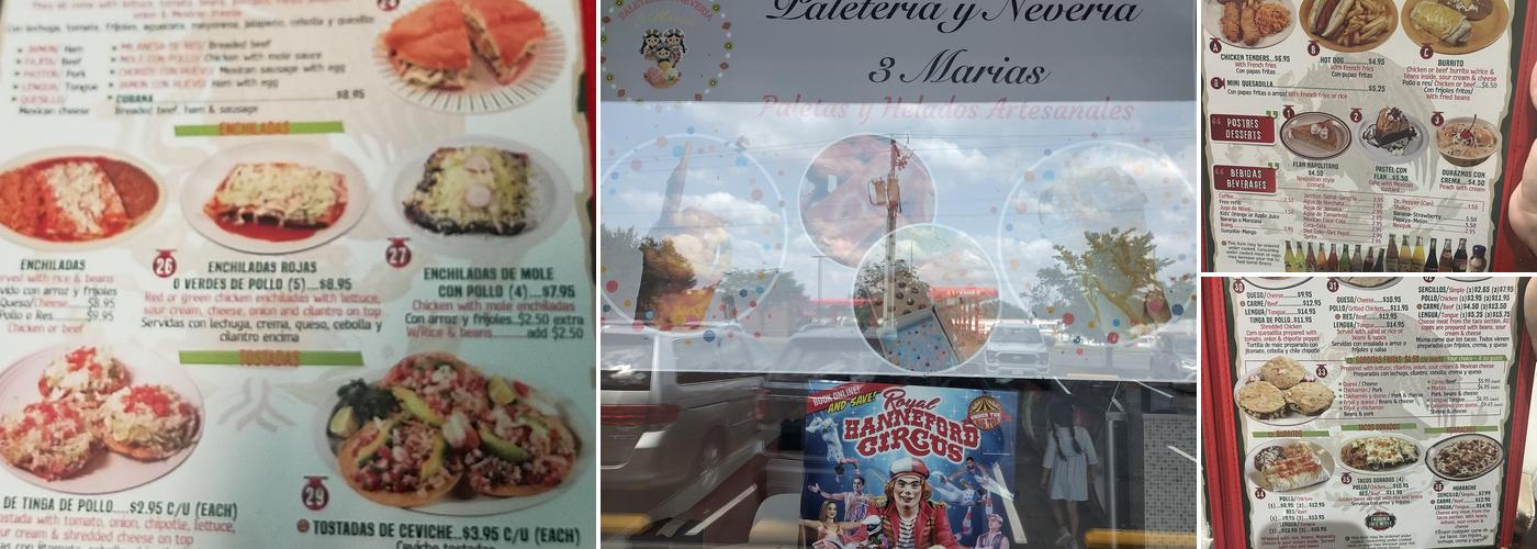 Taqueria Tres Reyes Menu