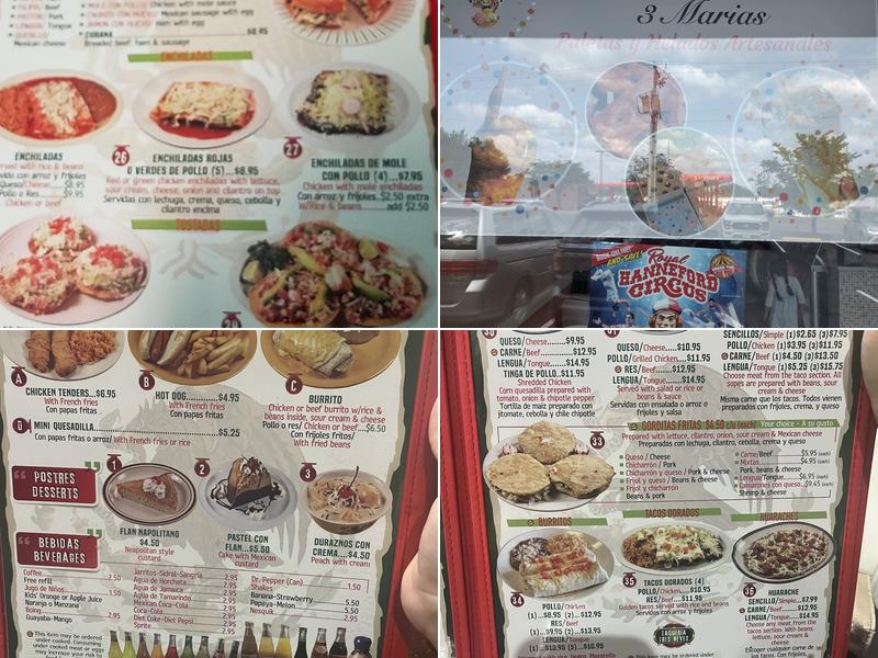 Taqueria Tres Reyes Menu