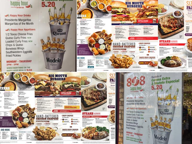 Chili's Grill & Bar Menu