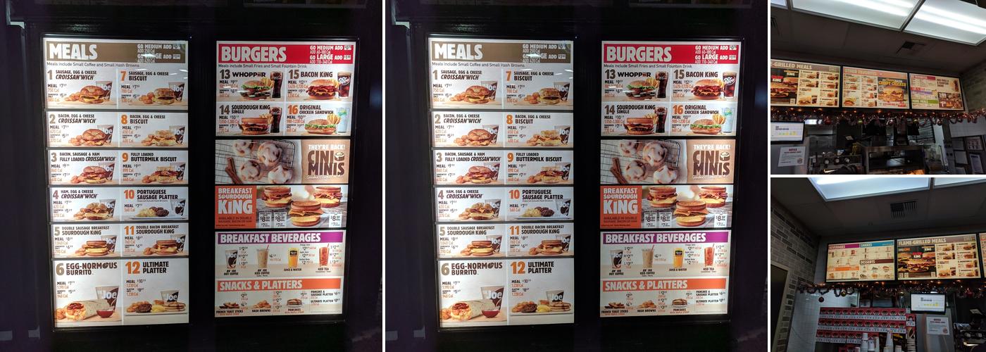 Burger King Menu