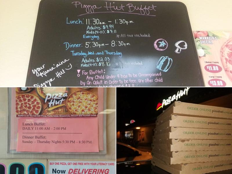 Pizza Hut Express Menu