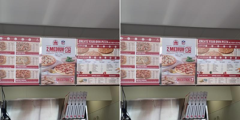 Papa Johns Pizza Menu