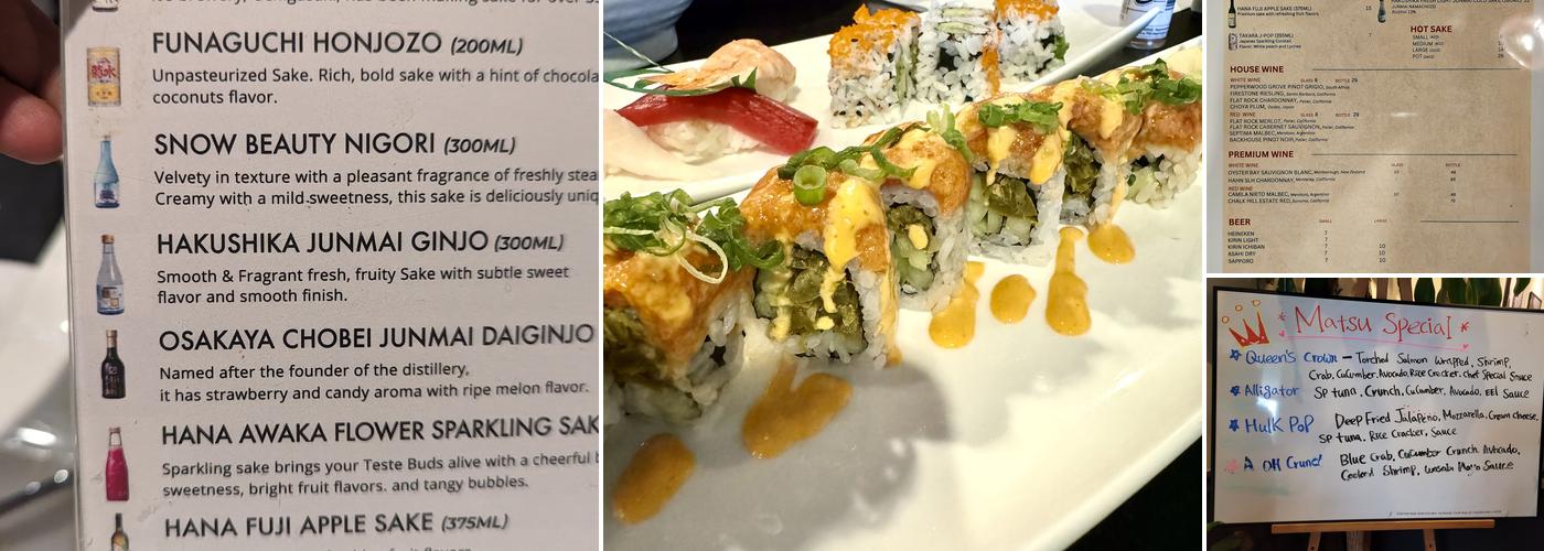 Matsu Menu