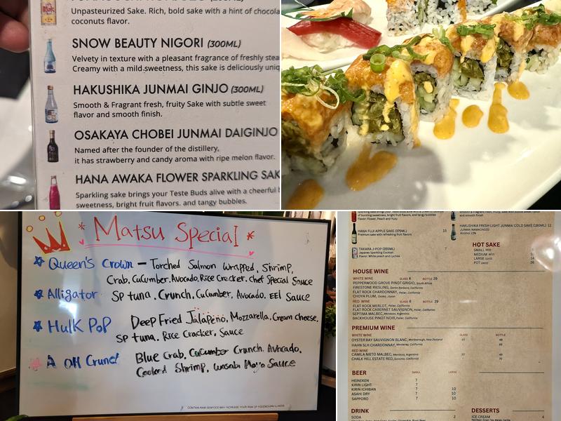 Matsu Menu