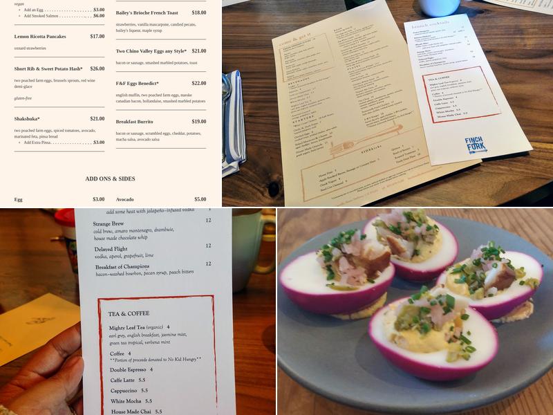 Finch & Fork Menu