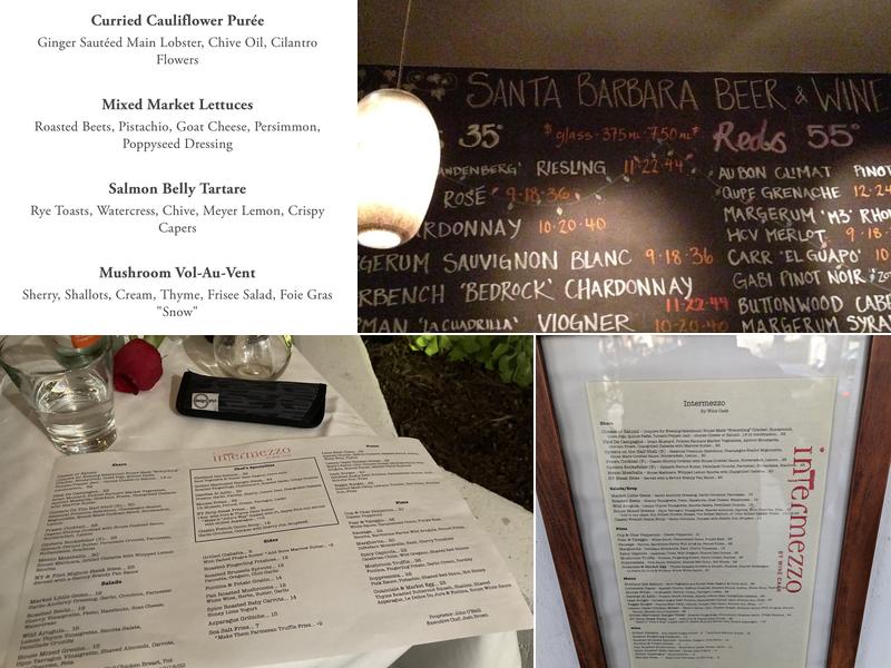 Intermezzo by Wine Cask Menu