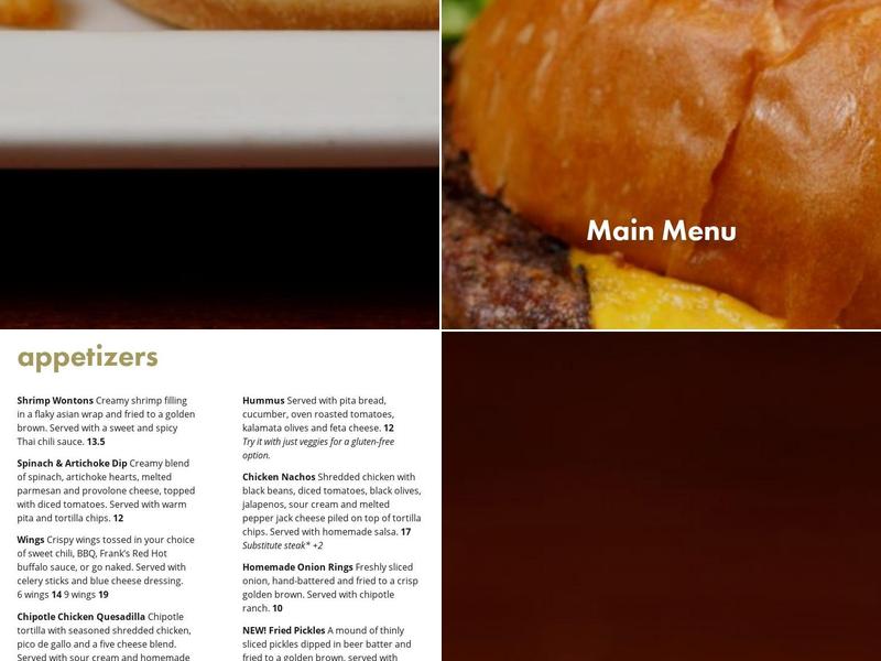 Blue Moose Menu