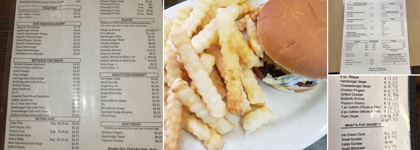 J J's Menu