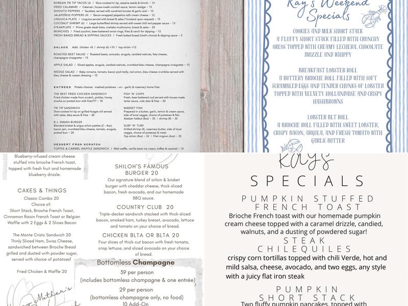 Kay's Orcutt Country Kitchen Menu