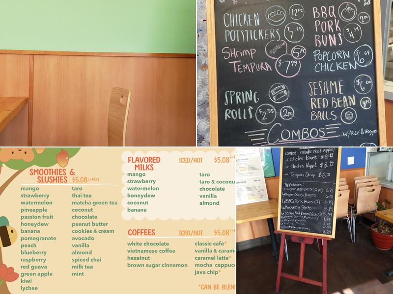 Cha 101 - Boba And Chicken Steak Menu