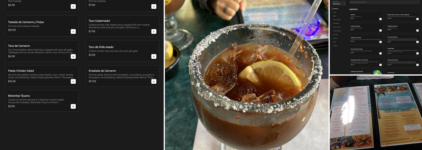 Mariscos Ensenada Menu