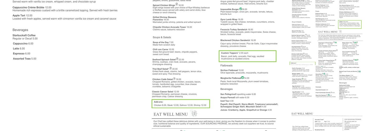 Padella Italian Dulles Menu