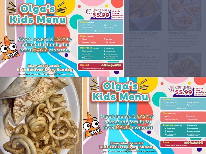 Olga's Kitchen Menu