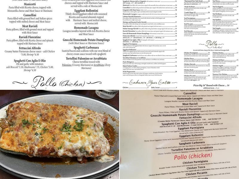 Giuseppe's Restaurant Menu