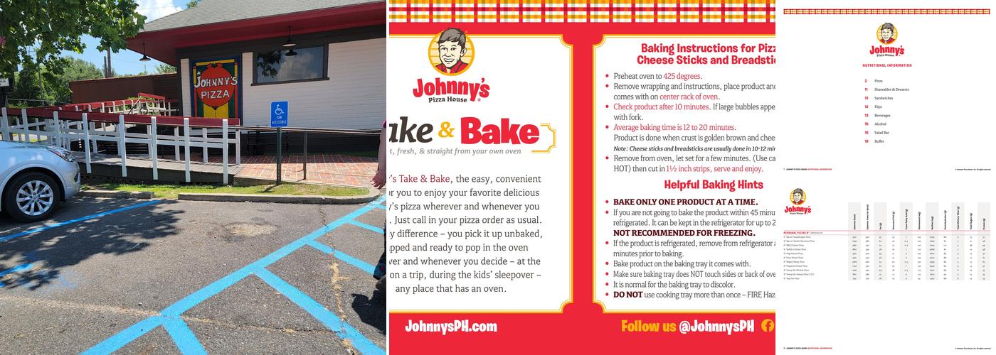Johnny's Pizza House Menu