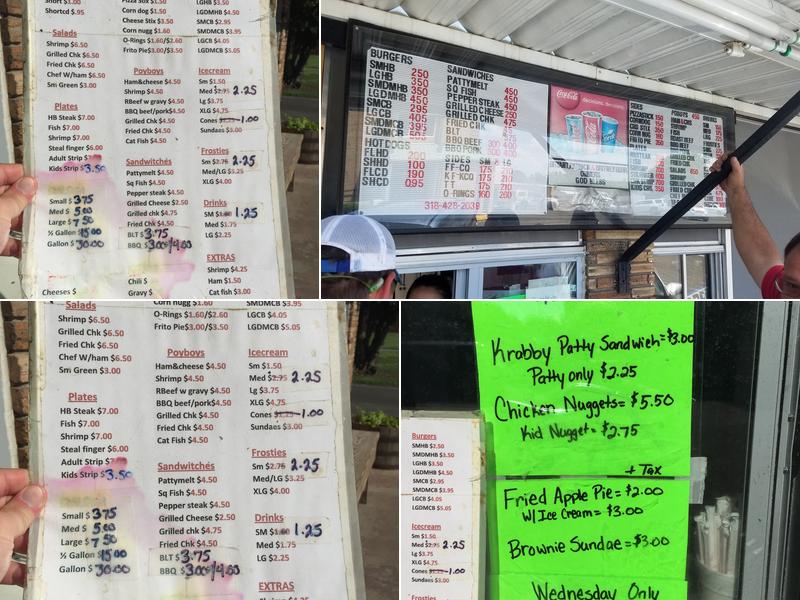 Little Freezer Menu