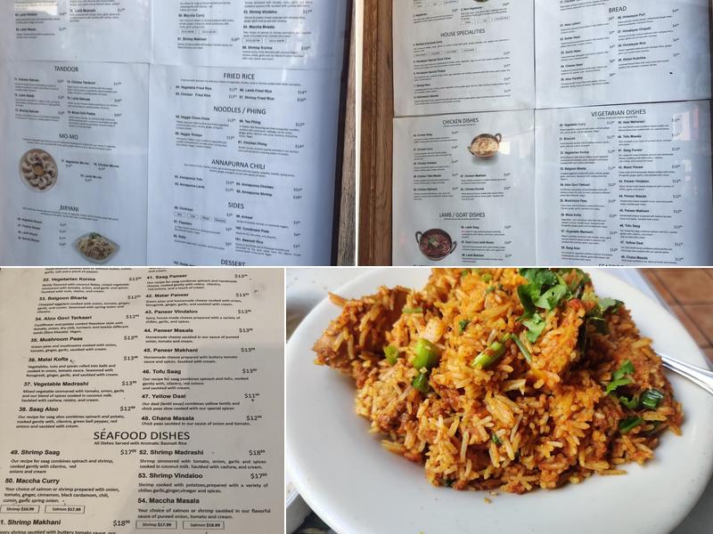 Himalayan Kitchen Menu