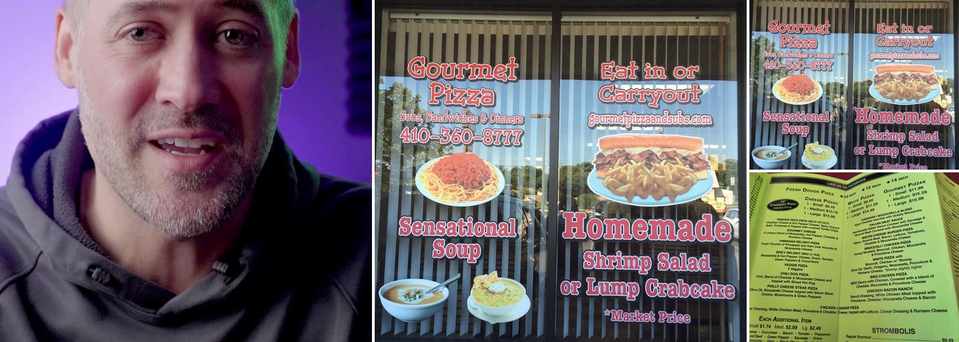 Gourmet Pizza and Subs Menu