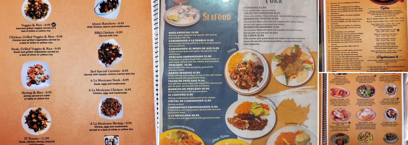 El Manzanillo Menu