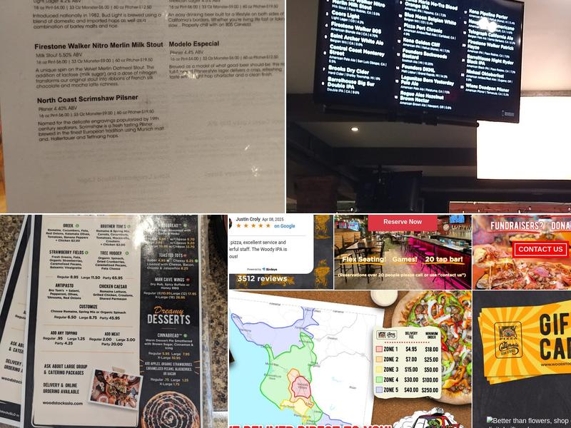 Woodstock's Pizza SLO Menu