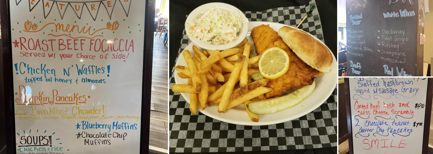 Creekside Cafe Menu