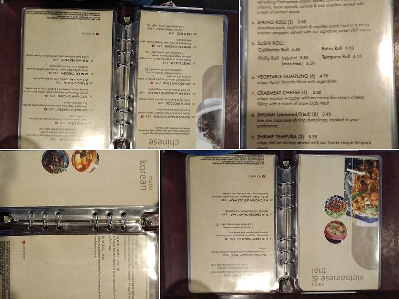 Pi's Asian Express Menu