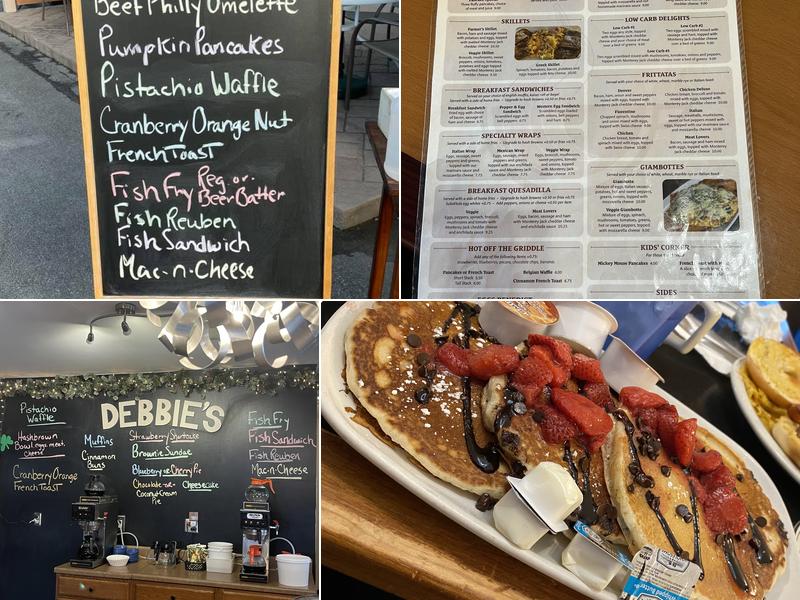 Debbie's Cafe Menu