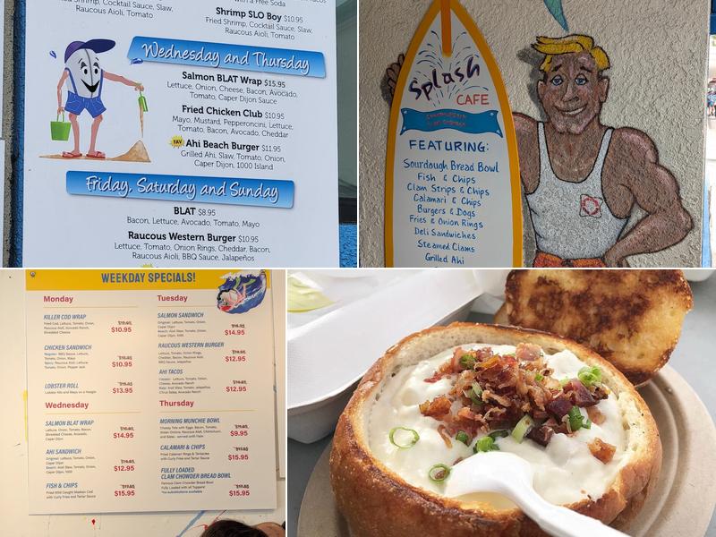 Splash Café Menu