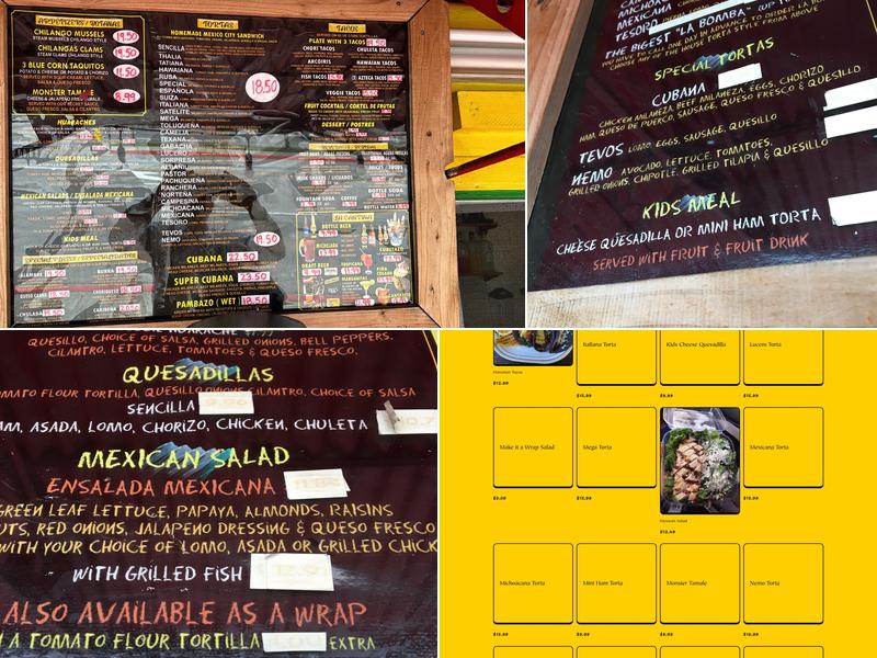 Frutiland La Casa del Sabor Menu