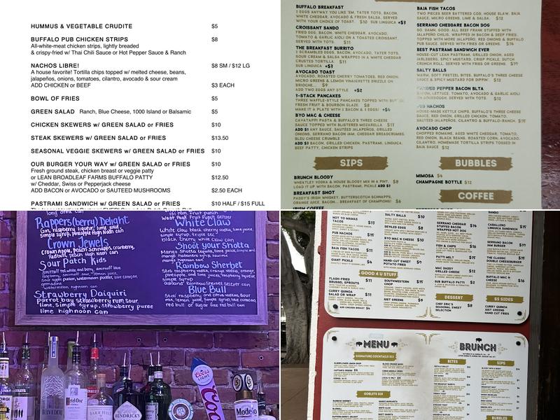 Buffalo Pub and Grill Menu