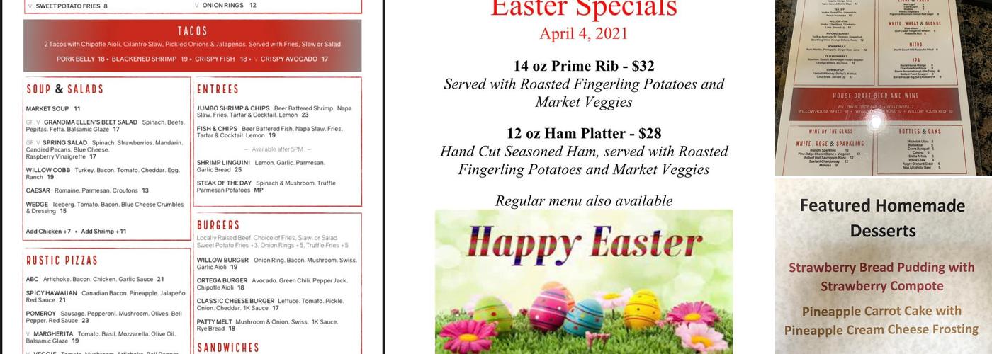 Willow Menu