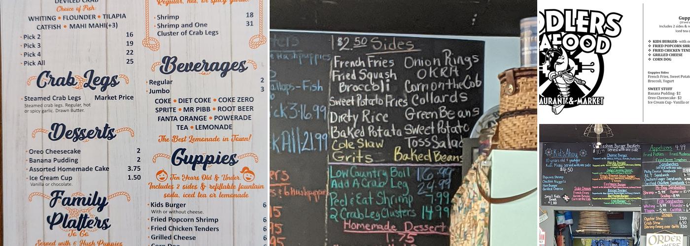 Fiddlers Seafood Restaurant Menu