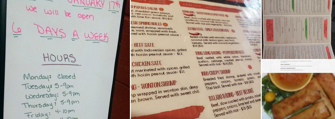 Indo Menu