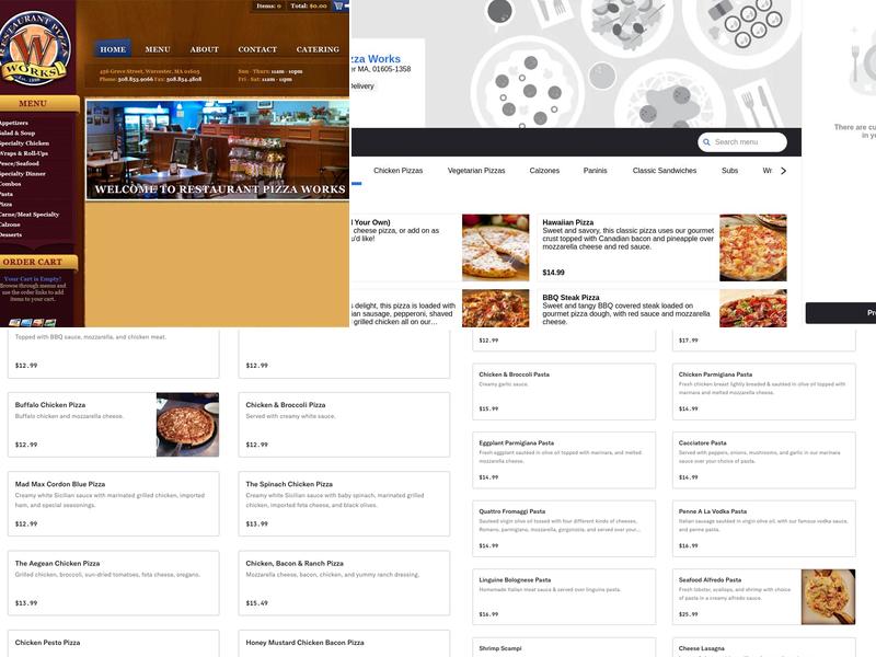 Restaurant Pizza Works Menu