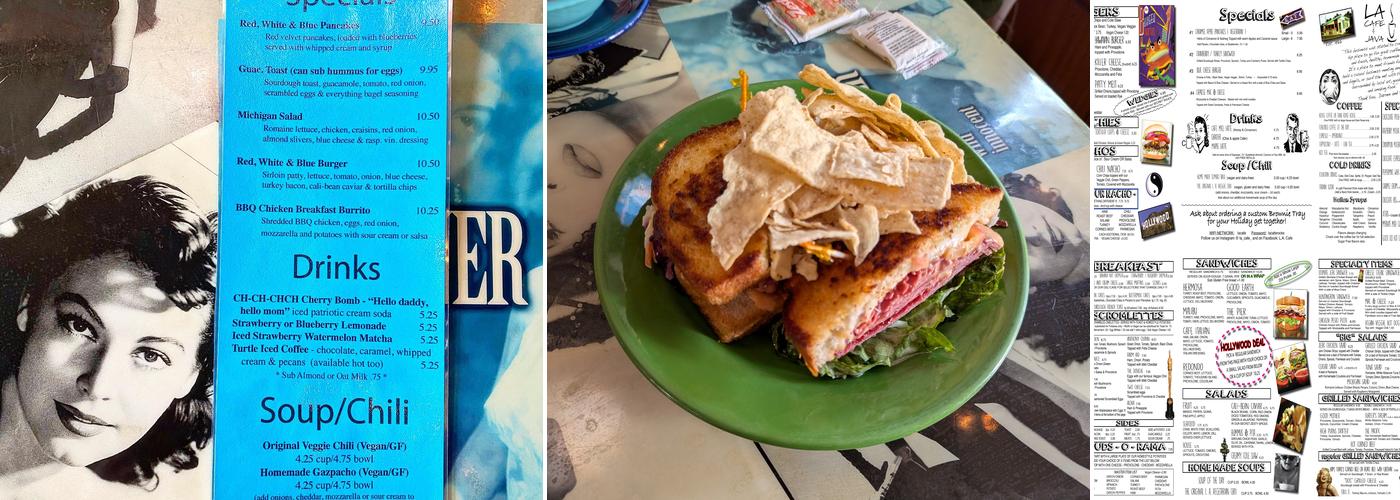 L. A. Cafe Menu
