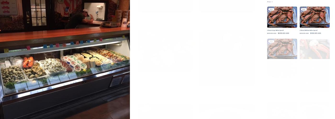 Chesapeake Crab Connection Co Menu