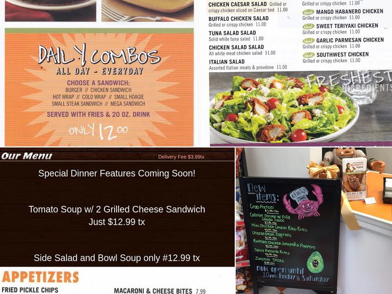 BIGFOOT'S EXPRESS Menu