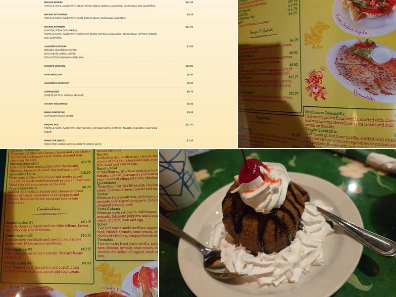 Riviera Maya Menu