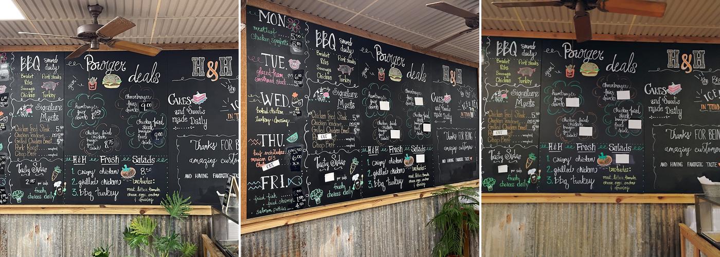 H & H Cafe & Bakery Inc Menu