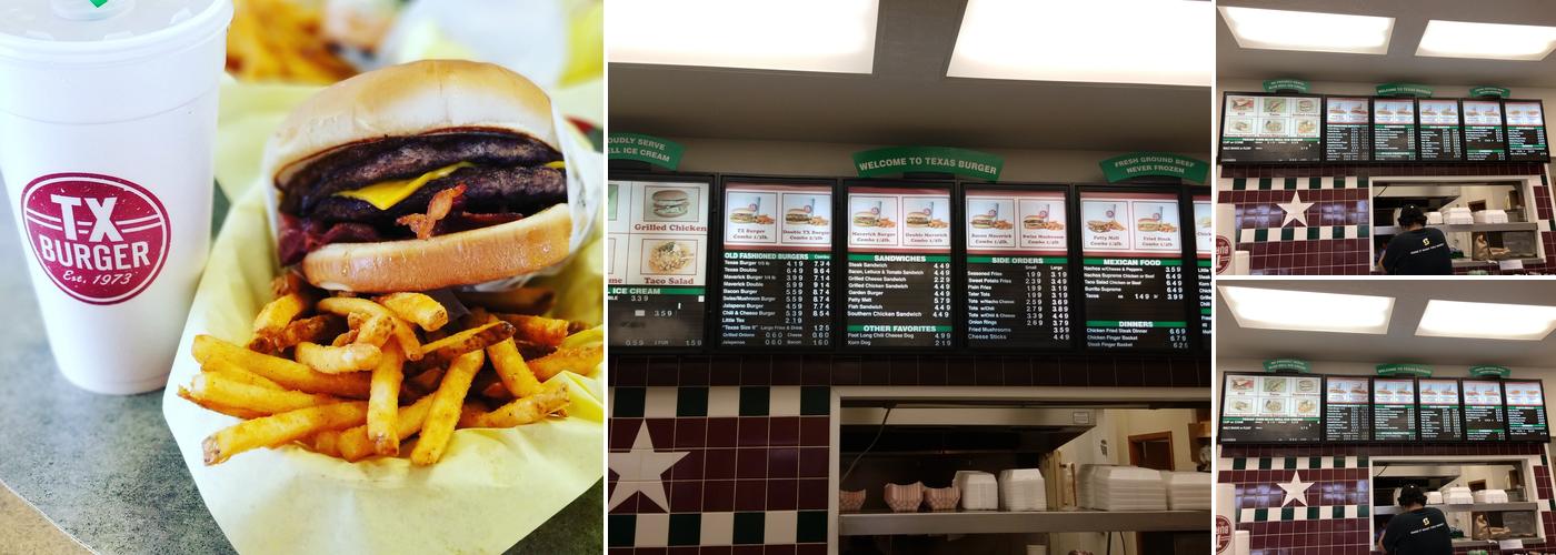 Texas Burger Menu