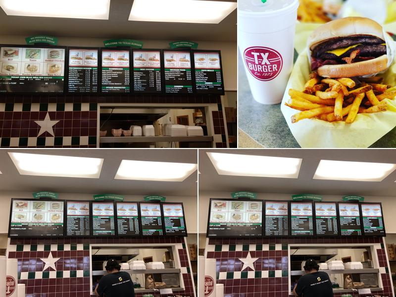 Texas Burger Menu